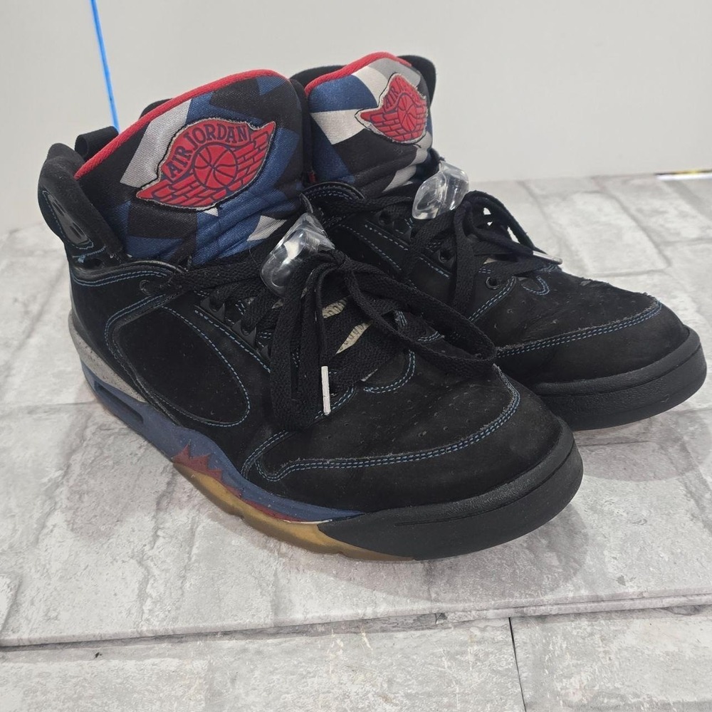 Nike Air Jordan Sixty Plus Men's Sz 10.5 Black 364806-062 Blue Red 2009